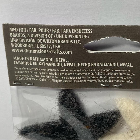 Stars 100% Wool Felt Crafts Applique Embellishments Needle Felting 5 Packs - Picture 13 of 16